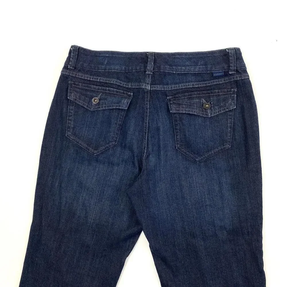 Jeanstar Morgan Bootcut‎ Women's size 12 Dark Wash Blue Denim Jeans